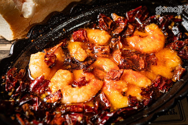 西班牙油煮蝦(附麵包)