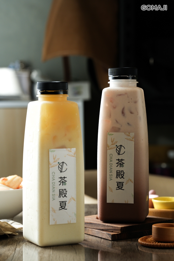 綠茶拿鐵+阿華田拿鐵