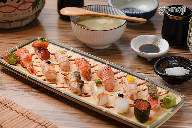 E.上乘壽司12貫套餐