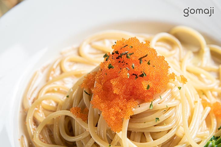 奶油魚卵義大利麵