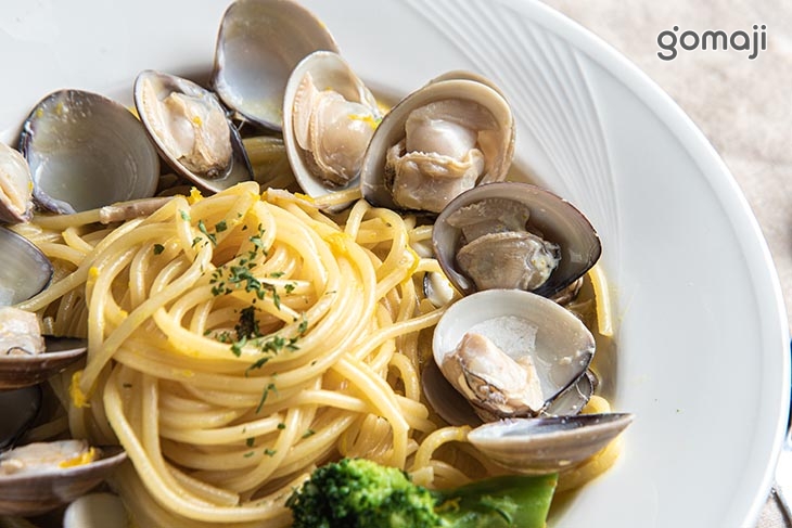 南瓜蛤蜊義大利麵