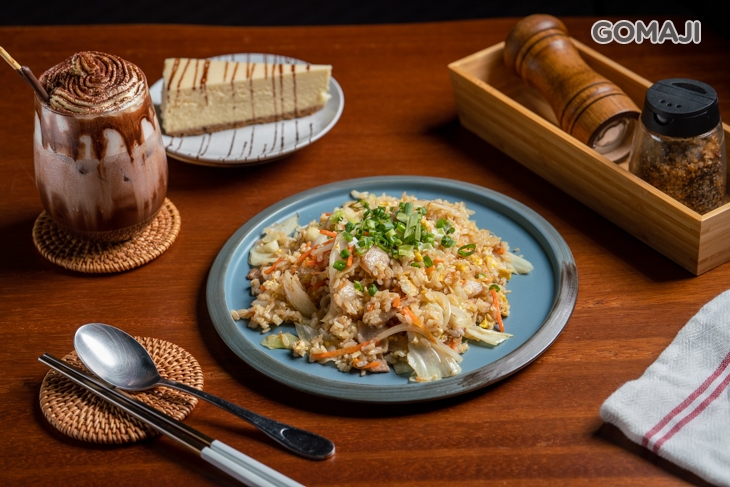 紹興蛋炒飯+熔岩可可歐蕾+當日甜點