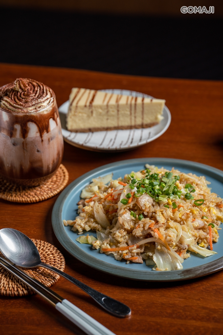 紹興蛋炒飯+熔岩可可歐蕾+當日甜點