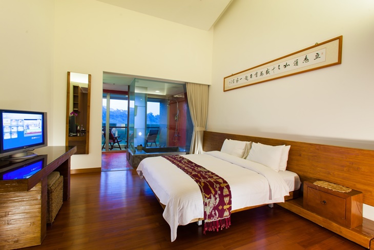 鹿景豪華溫泉客房