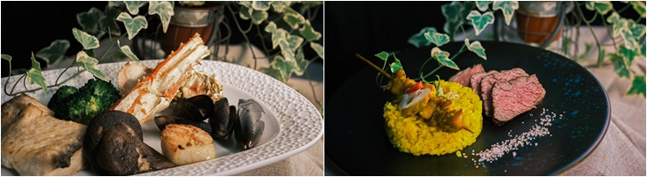 極上海鮮和牛晚餐 （B方案）