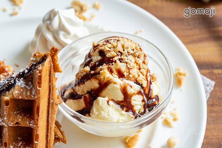 巧克力岩漿鬆餅