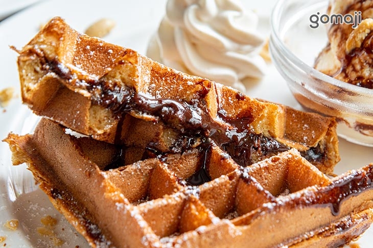 巧克力岩漿鬆餅