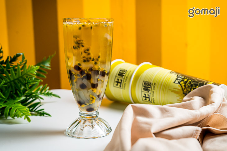 晶鑽百香凍飲