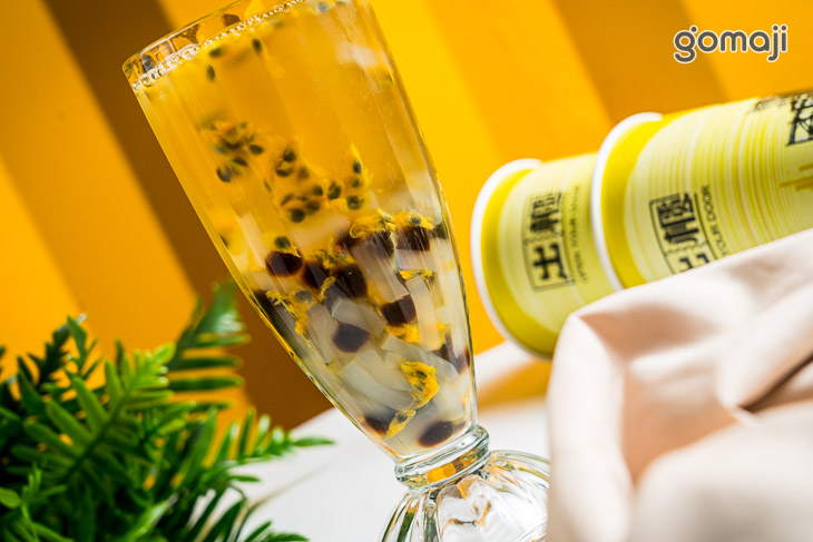 晶鑽百香凍飲