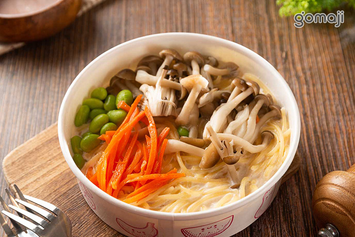 田園野菇奶油白醬義大利麵(直麵)