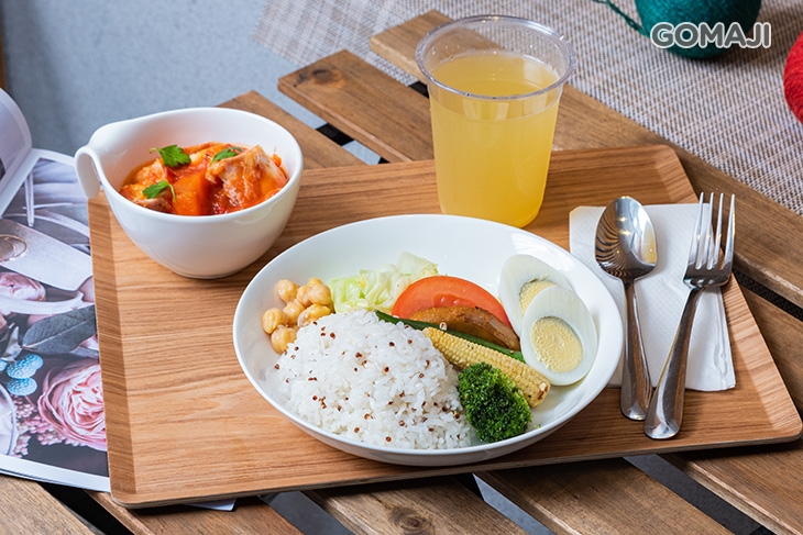 獵人燉雞腿+蜂蜜檸檬+水煮蛋