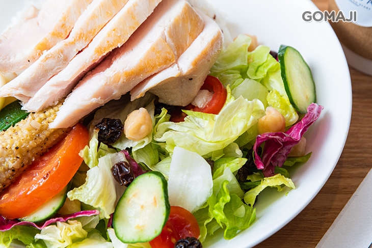 舒肥雞胸肉餐盒+義式蔬菜湯+水煮蛋