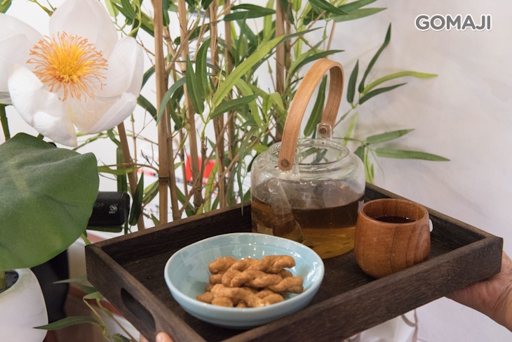養生茶 + 古早味點心