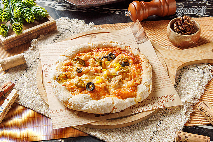 墨西哥辣椒燻雞披薩