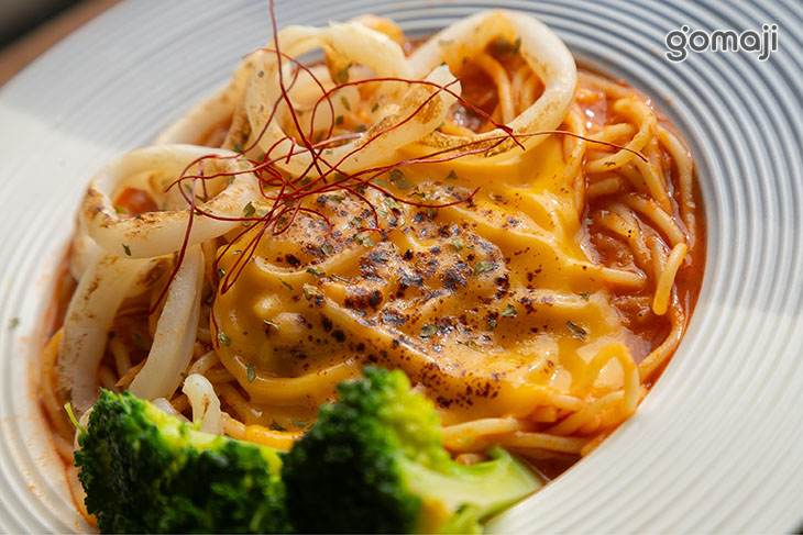 起司魷魚圈義大利麵