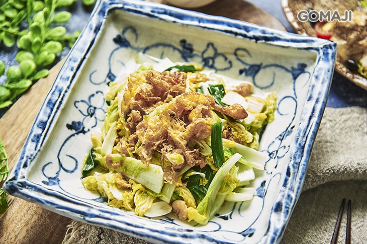 蛋酥娃娃菜一份