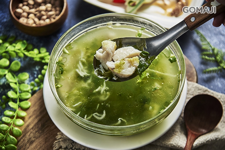 海帶花枝丸湯一份