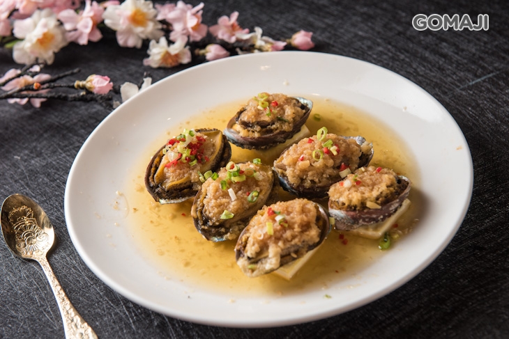 蒜蓉生九孔(六顆)