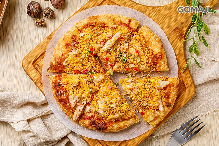 阿拉斯加黃金蟹肉披薩