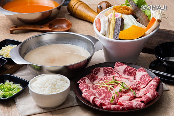 九州蒜味白湯湯頭＋無骨牛小排