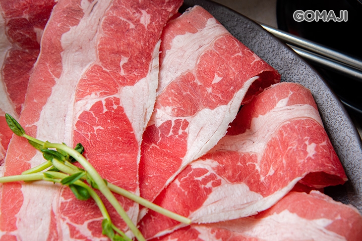 九州蒜味白湯湯頭＋培根牛