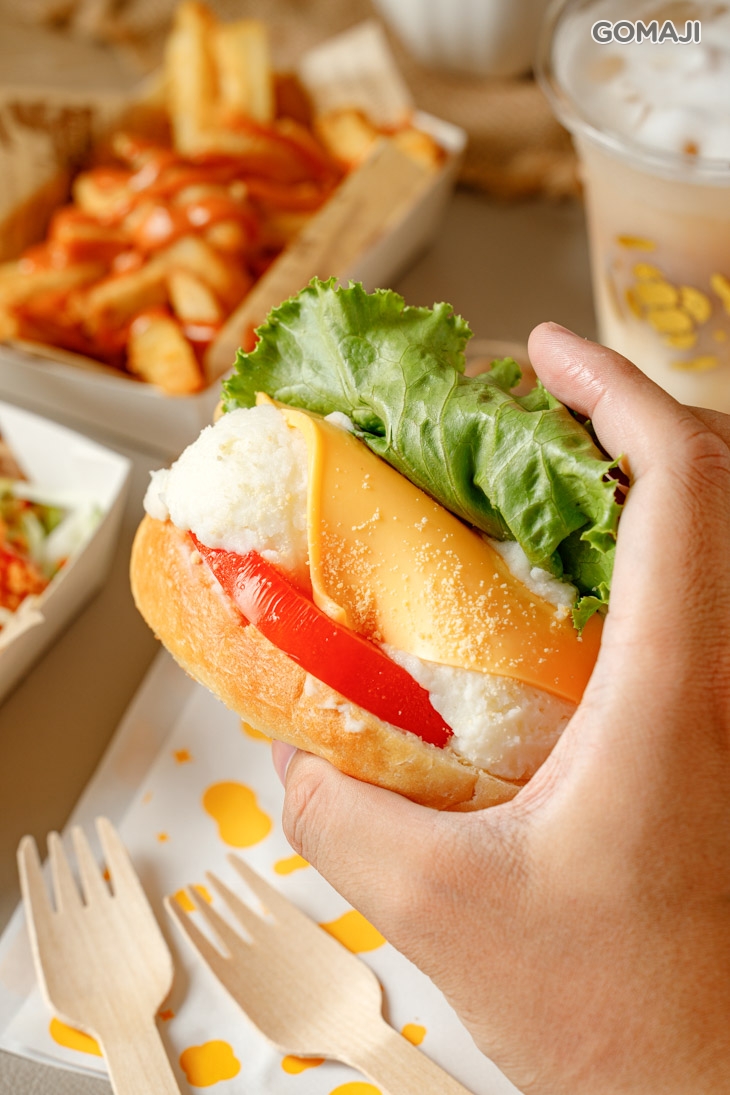 起司薯泥吐司堡