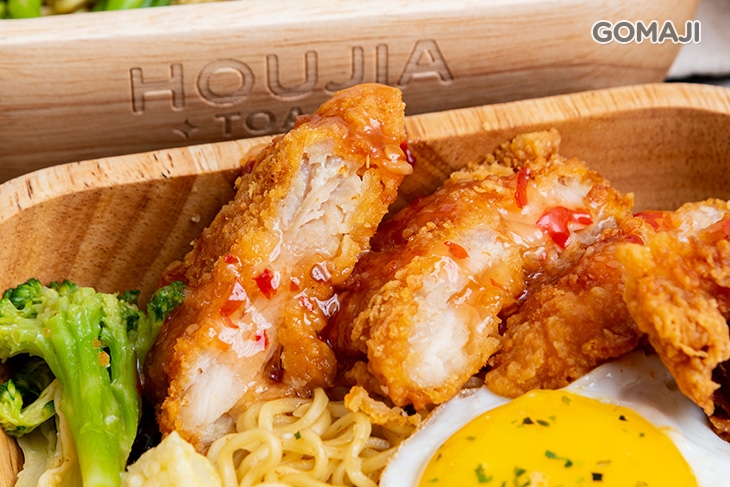 泰式椒麻脆雞炒泡麵