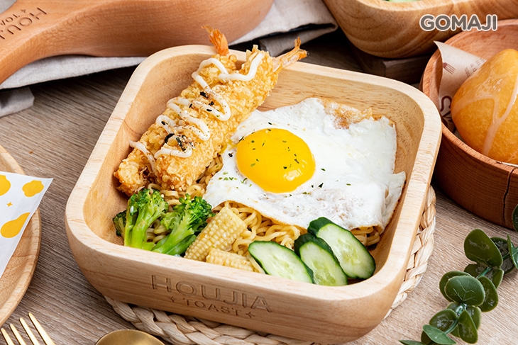 雙倍炸蝦炒泡麵