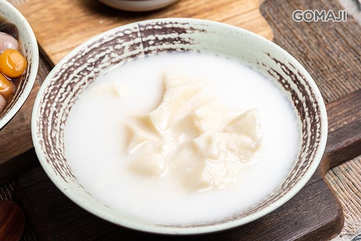 杏仁茶黃豆花