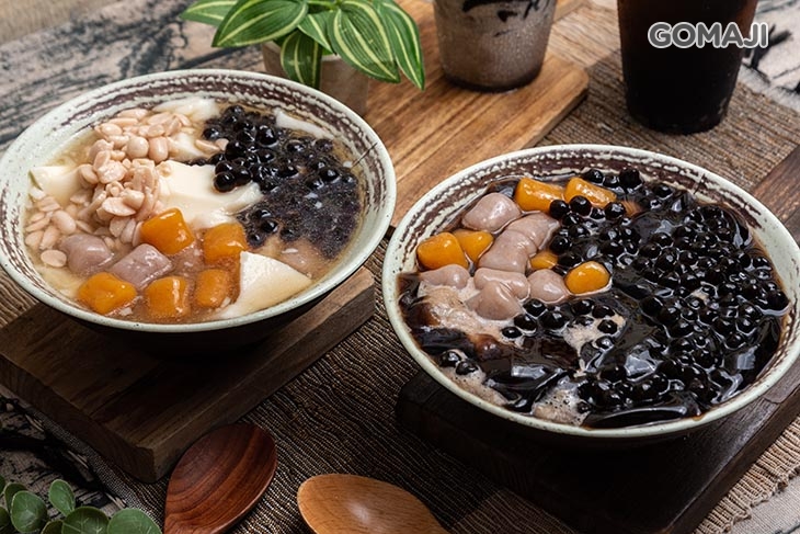 招牌冰仙草雪沙冰+招牌豆花
