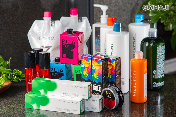  AV HAIR SALON 使用產品