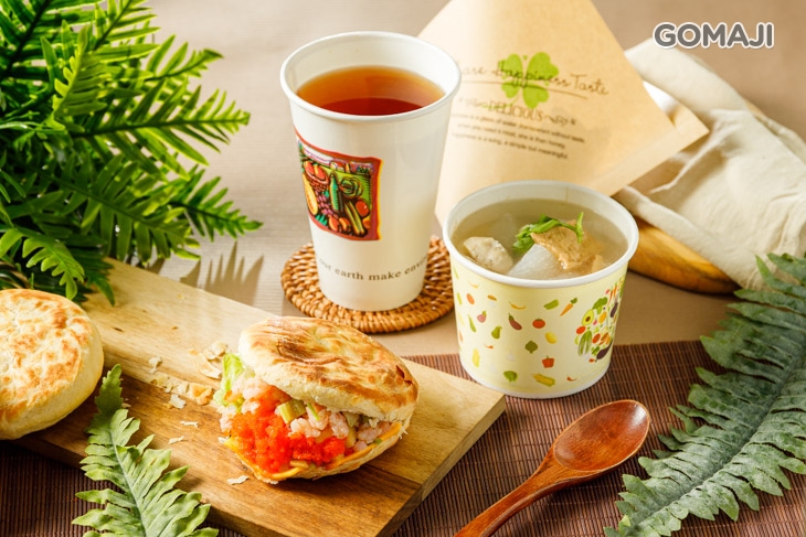 單人好飽足肉夾饃特色套餐