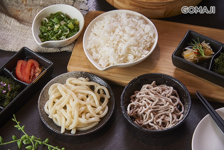主食:越光米飯/手打蕎麥麵/讚岐烏龍麵