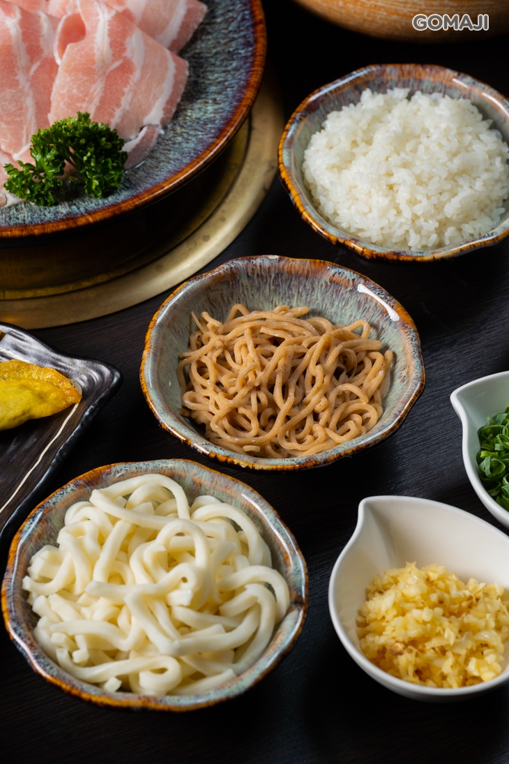 越光米飯/手打蕎麥麵/讚岐烏龍麵