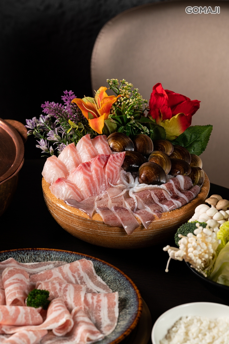 綜合海鮮盤(野生大文文蛤+野生小卷+特選鯛魚片)