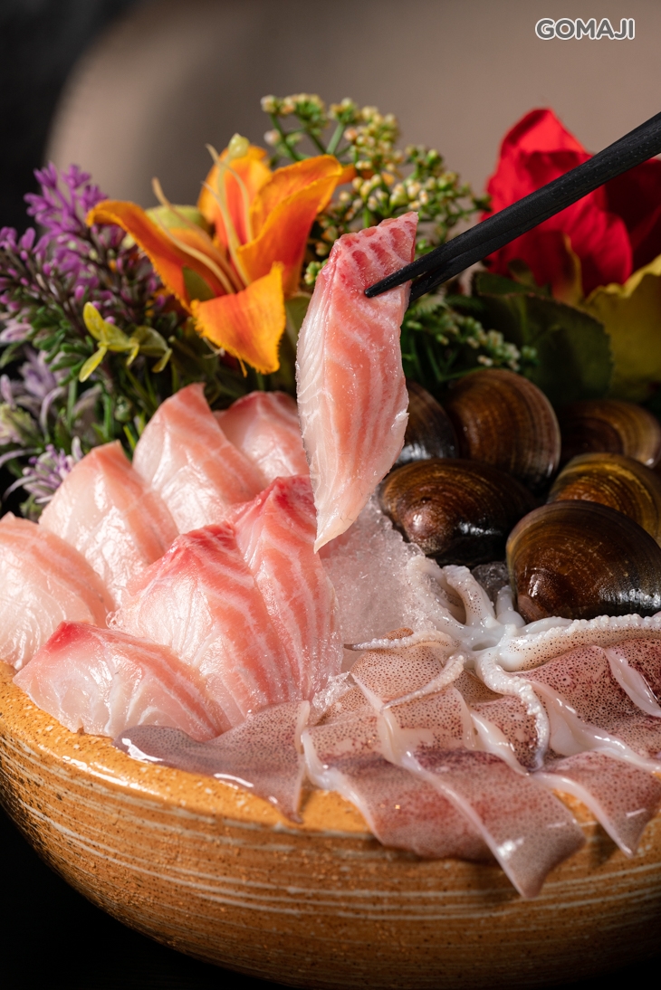 綜合海鮮盤(野生大文文蛤+野生小卷+特選鯛魚片)