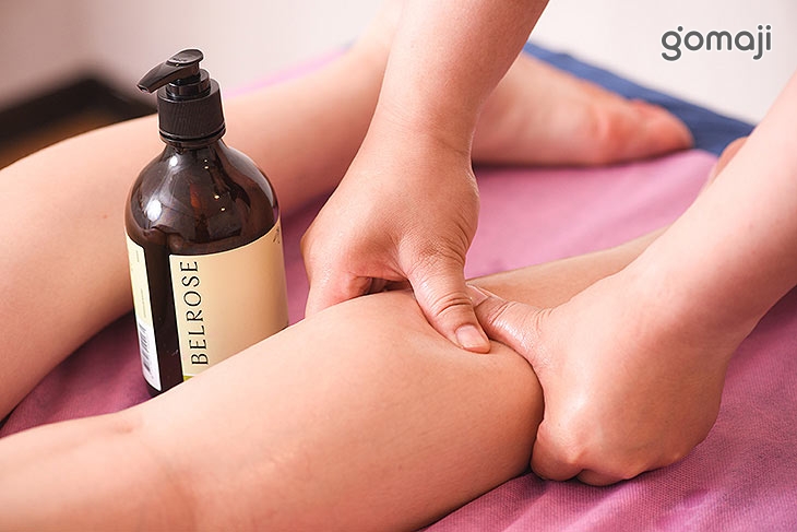 臀腿緊緻手技排水按摩