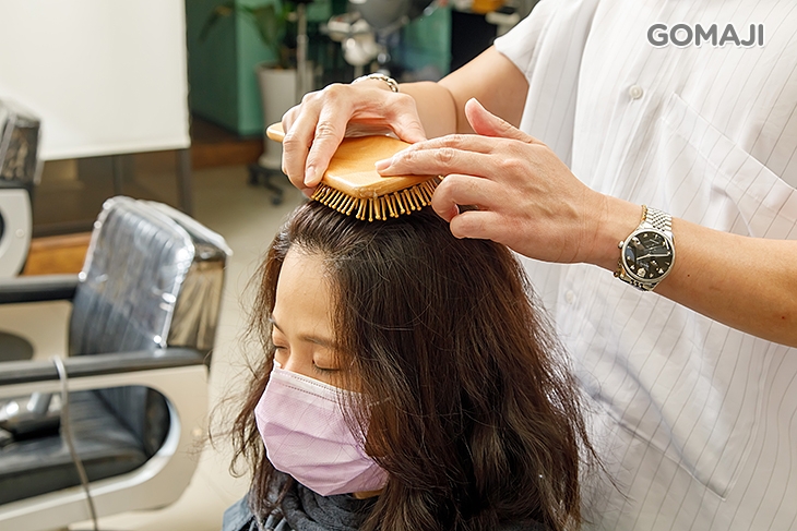 梳髮頭皮紓壓