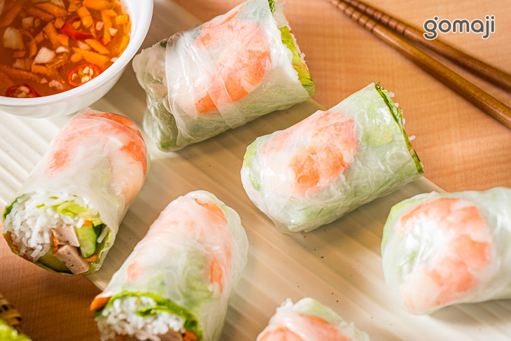 鮮蝦春捲