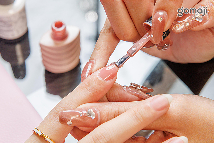 手部凝膠上色(質感單色)