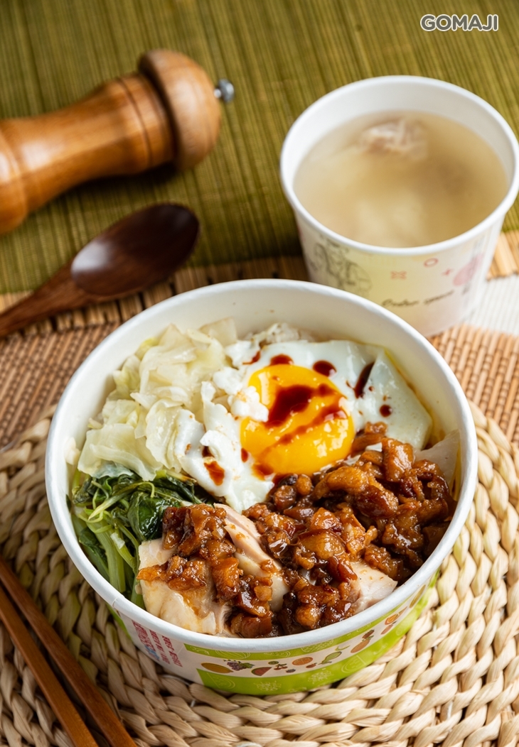 雞腿魯肉飯便當
