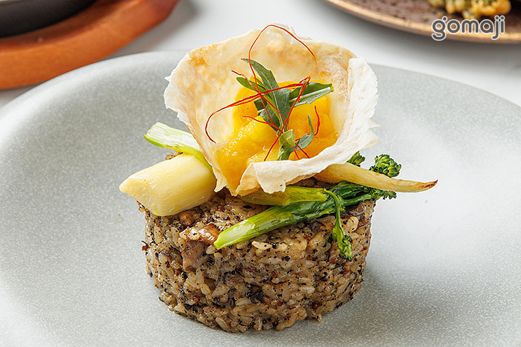 松露藜麥蘑菇燉飯