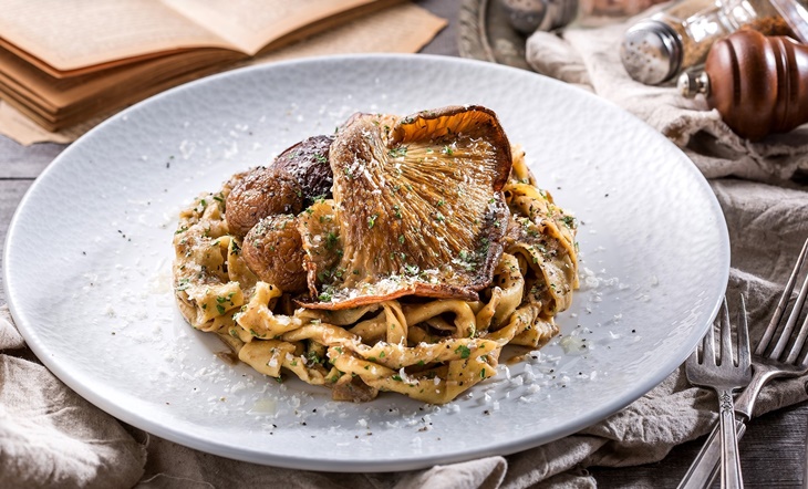 松露牛肝菌貝殼麵