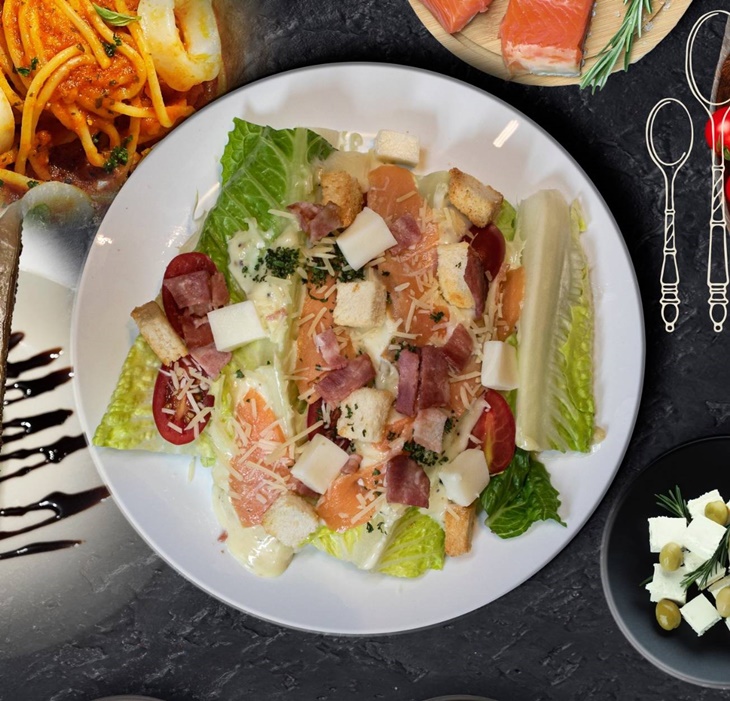 煙燻鮭魚沙拉