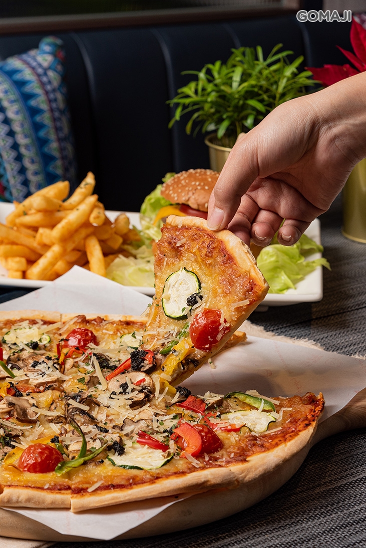 松露蔬食者披薩 