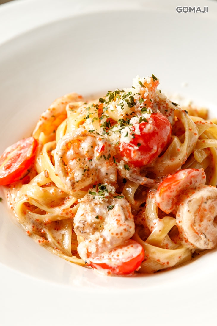 香辣蝦仁義大利寬麵