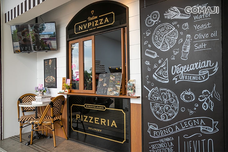 N.V pizza黑火山披薩