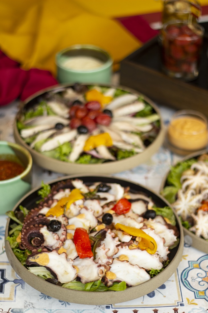 炙燒章魚佐羅馬醬