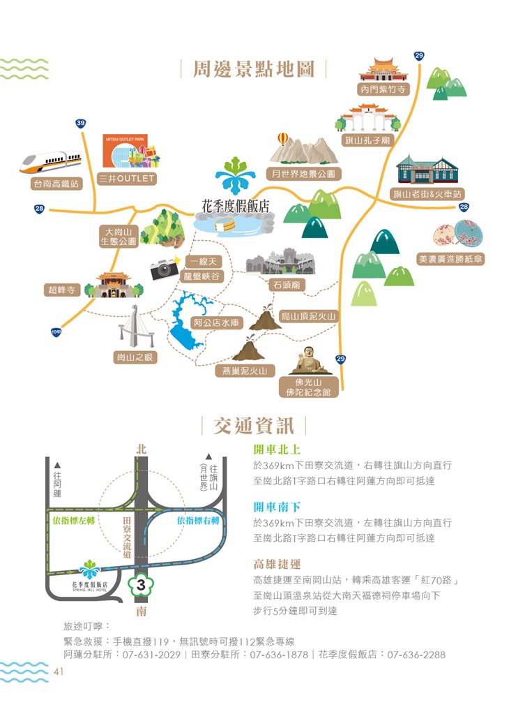 周邊景點地圖｜交通資訊