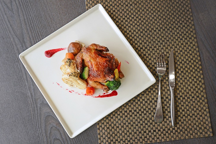 爐烤農場珠雞襯龍膽石斑